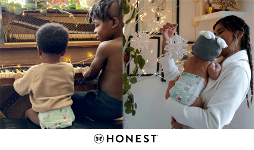 boys playing piano and mother holding baby